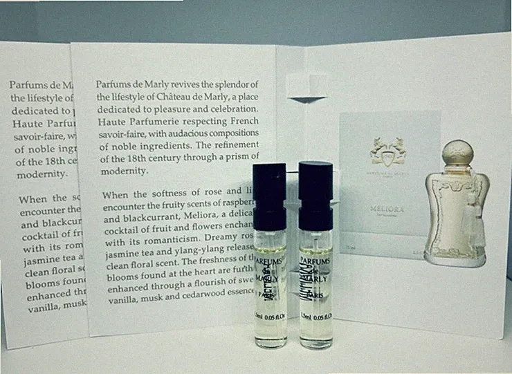 2Pc Parfums De Marly Meliora EDP Perfume Sample Spray 1.5ml
