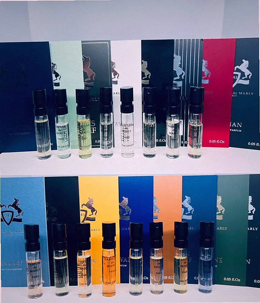 Parfums de Marly Discovery Set For Men Sample Spray 16pc Set